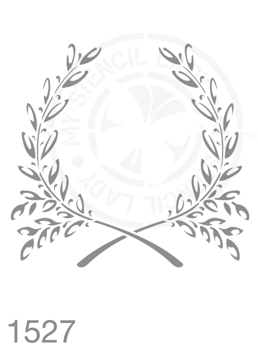 Stencil 1527 Reusable Country Town Cottage Home Decor Stencils and Templates