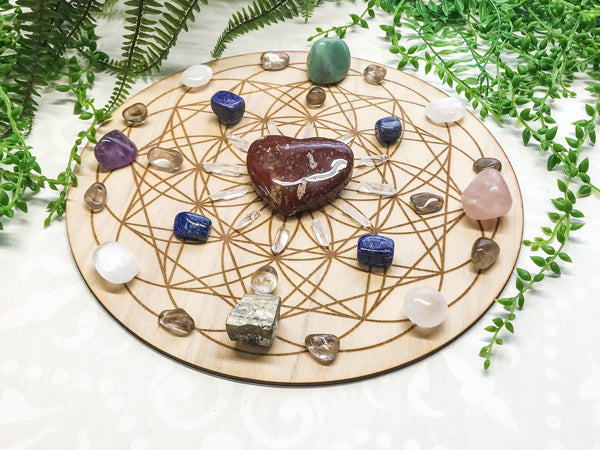 Good Health and Vitality - Emotionally and Physically - Crystal Energy Grid Pack