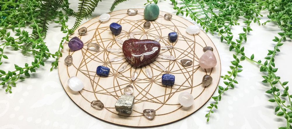 Good Health and Vitality - Emotionally and Physically - Crystal Energy Grid Pack