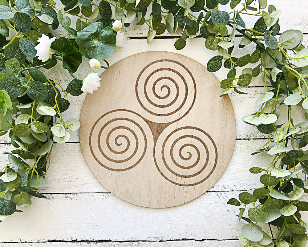 Crystal Energy Grid - Triple Spiral
