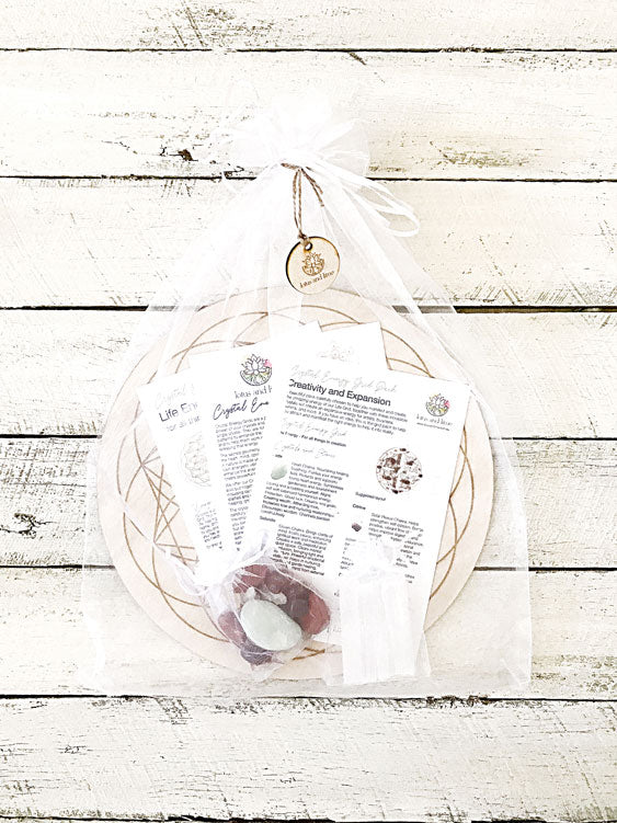 Creativity and Expansion - Crystal Energy Grid Pack