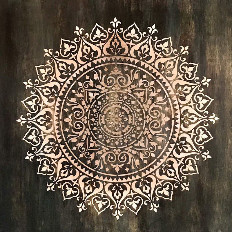 Sun Mandala Illuminated Art