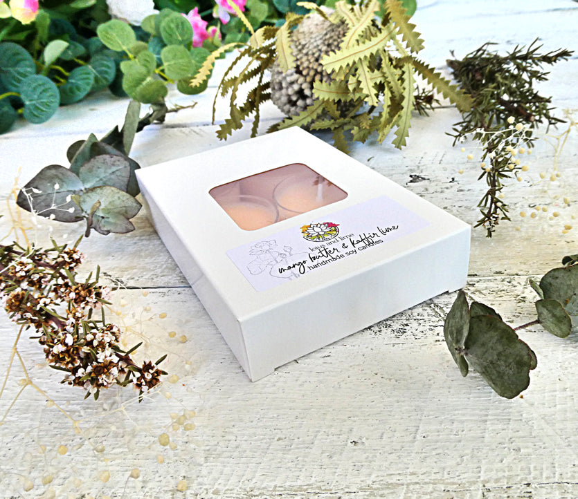 Soy Tealight Candles - Mango Butter & Kaffir Lime