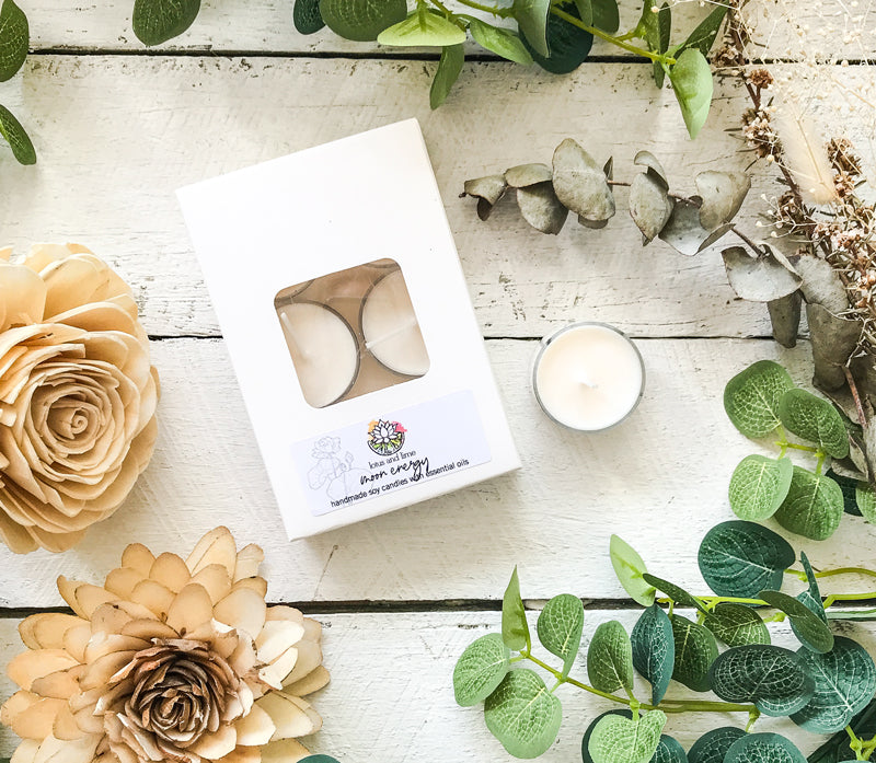 Soy Tealight Candles - Moon Energy - With Essential Oils