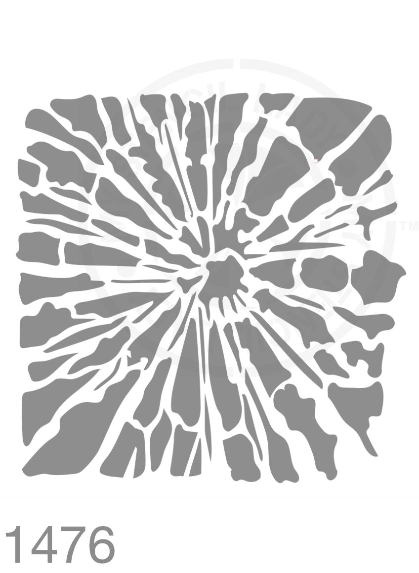 Tie Dye Stencil 1476