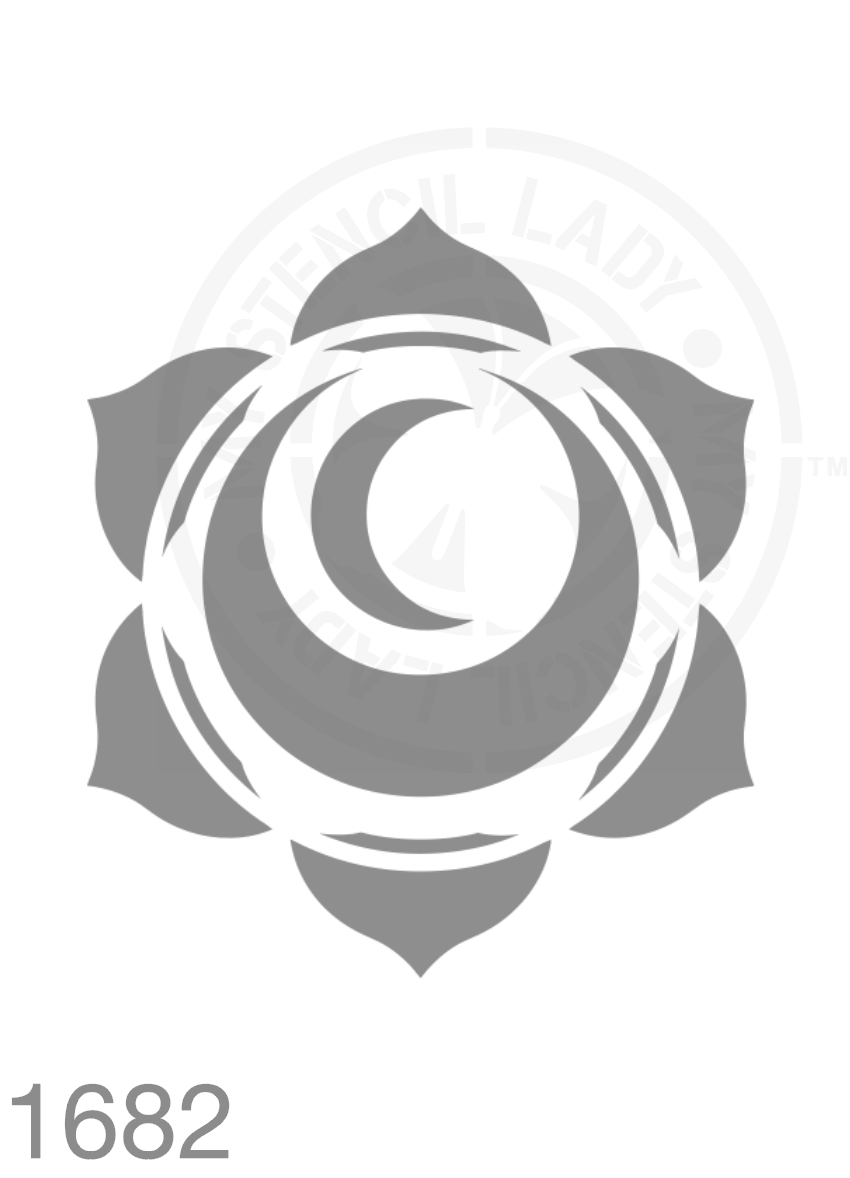 Sacral Chakra Stencil 1682