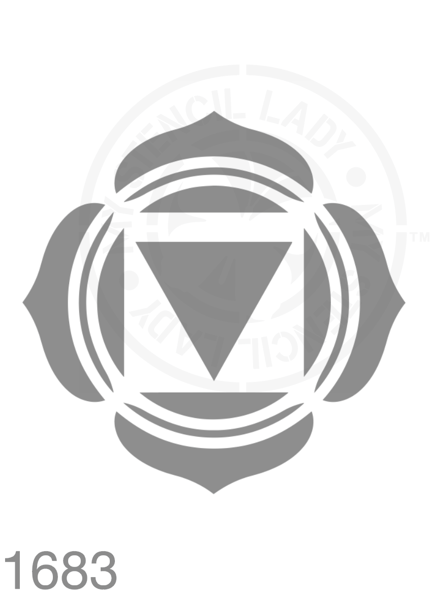 Root Chakra Stencil 1683