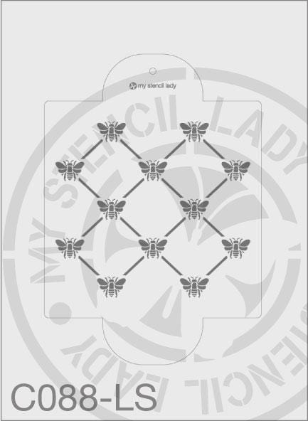 Stencil C088 - My Stencil Lady Australian Made Stencils Mandala Vintage Craft Scrapbooking