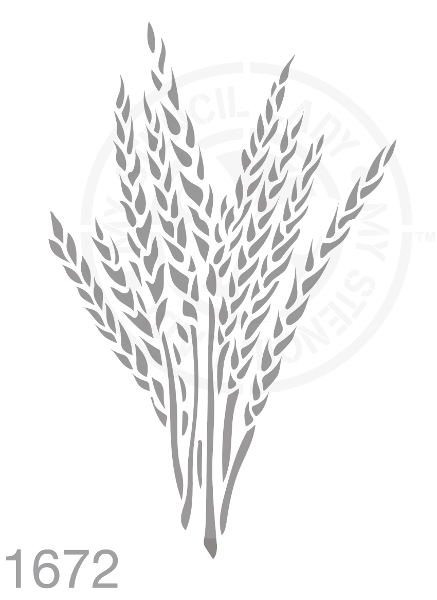 Farmhouse Style Stencil 1672 Plants and flowers reusable stencils