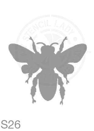 My Stencil Lady Stencil Small - 80mm Design (Sheet Size 95x95mm) Stencil S26 Chalk Painting Furniture Decor Stencils