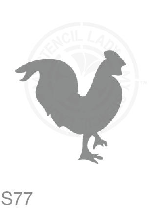 My Stencil Lady Stencil Small - 80mm Design (Sheet Size 95x95mm) Stencil S77 Chalk Painting Furniture Decor Stencils