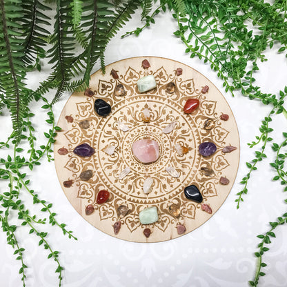 Happiness and Joy - Positive Vibes - Crystal Energy Grid Pack