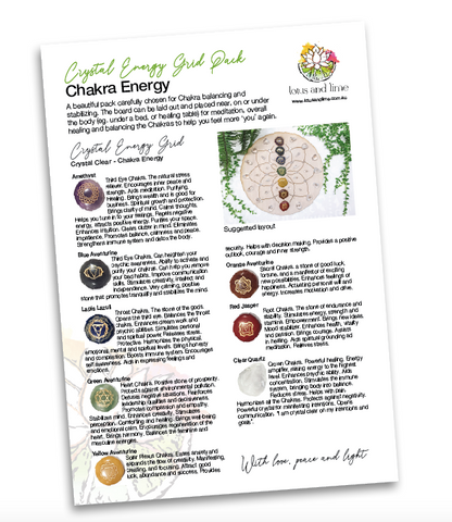 Chakra Energy C - Crystal Energy Grid Pack