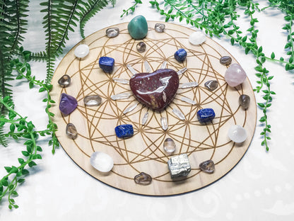 Good Health and Vitality - Emotionally and Physically - Crystal Energy Grid Pack
