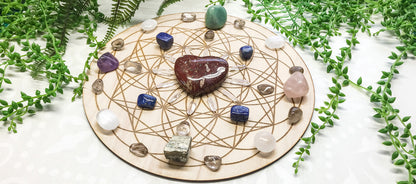 Good Health and Vitality - Emotionally and Physically - Crystal Energy Grid Pack
