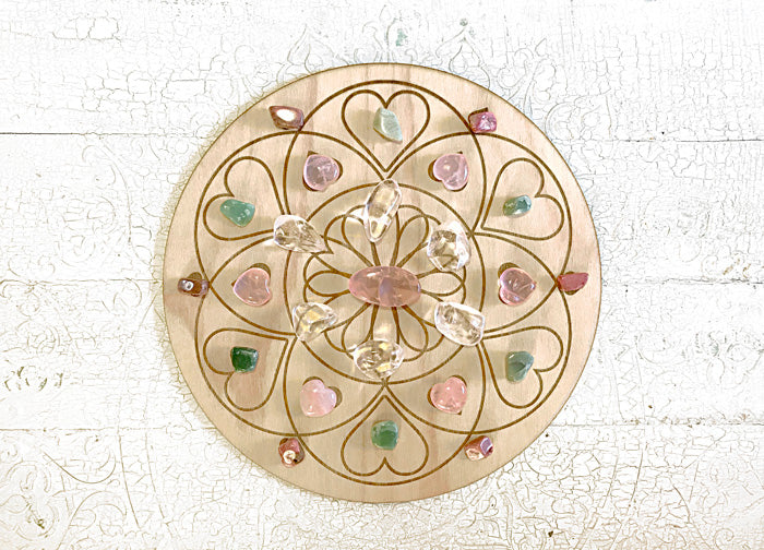Attracting Love - Crystal Energy Grid Pack
