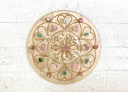 Attracting Love - Crystal Energy Grid Pack