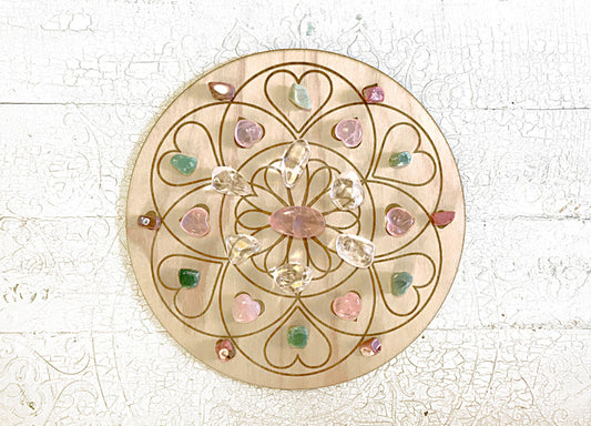 Attracting Love - Crystal Energy Grid Pack