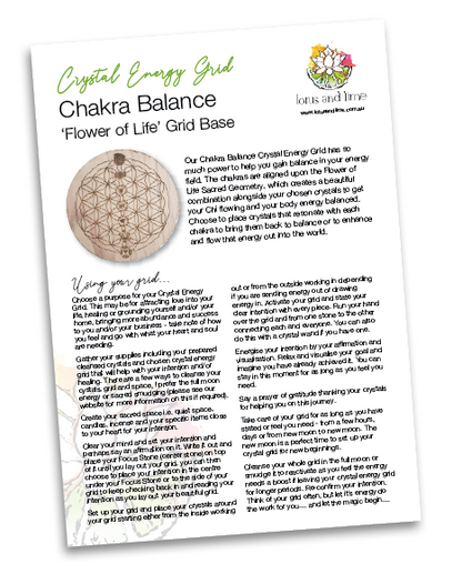 Chakra Energy D - Crystal Energy Grid Pack