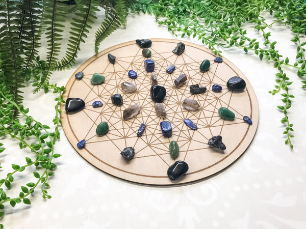 Emotional and Psychic Protection B - Crystal Energy Grid Pack