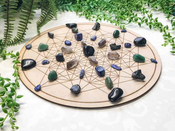 Emotional and Psychic Protection B - Crystal Energy Grid Pack