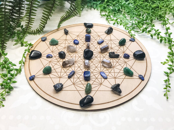 Emotional and Psychic Protection B - Crystal Energy Grid Pack