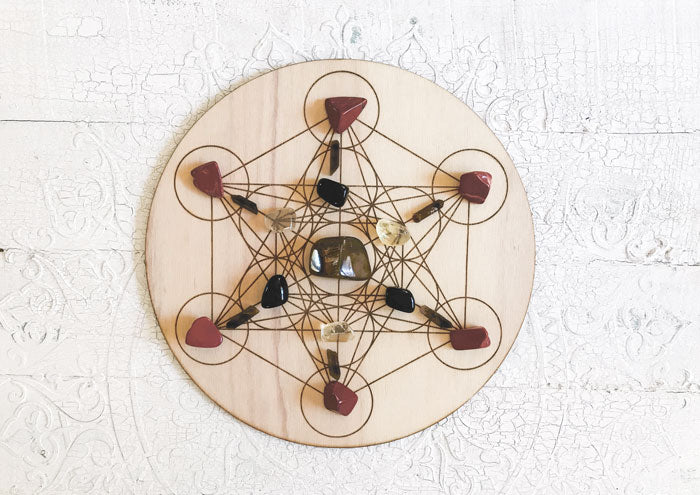 Grounding Energy - Crystal Energy Grid Pack