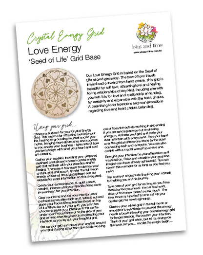 Attracting Love - Crystal Energy Grid Pack