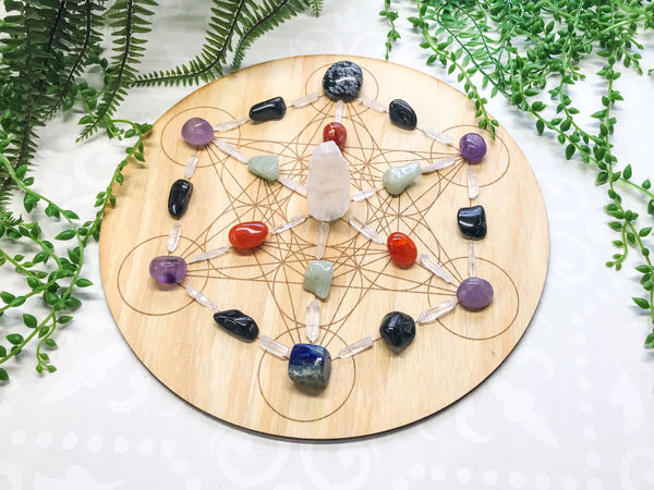 Meditation Enhancer A - Crystal Energy Grid Pack