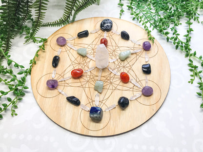 Meditation Enhancer A - Crystal Energy Grid Pack