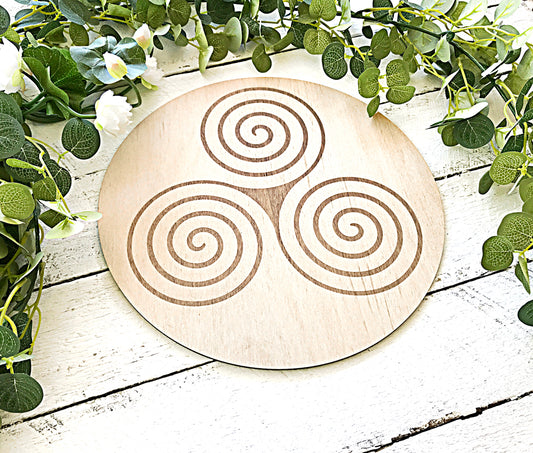 Crystal Energy Grid - Triple Spiral