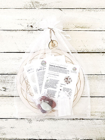 Creativity and Expansion - Crystal Energy Grid Pack