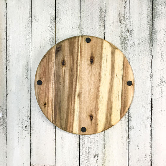 Lotus Mandala Wooden Serving Tray