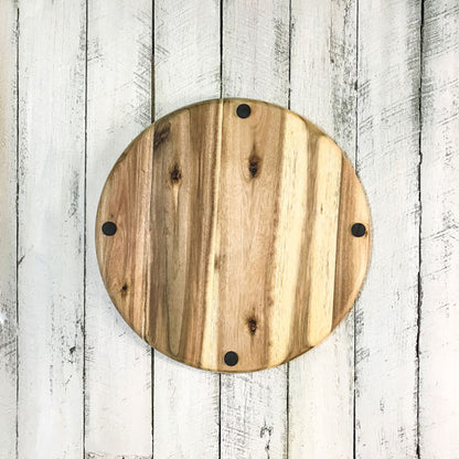 Lotus Mandala Wooden Serving Tray