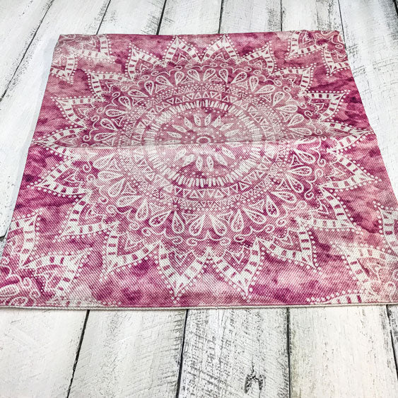 Pink Flower Mandala Pillowcase
