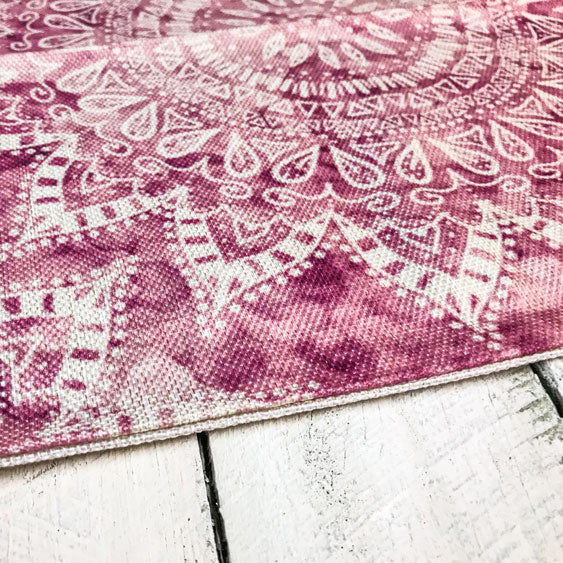 Pink Flower Mandala Pillowcase