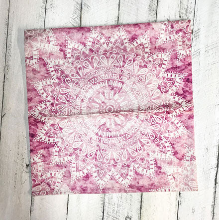 Pink Flower Mandala Pillowcase