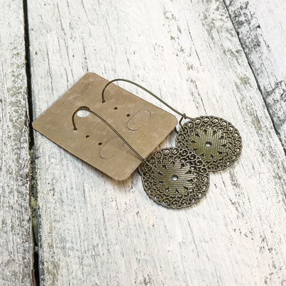 Boho Flower Mandala Earrings