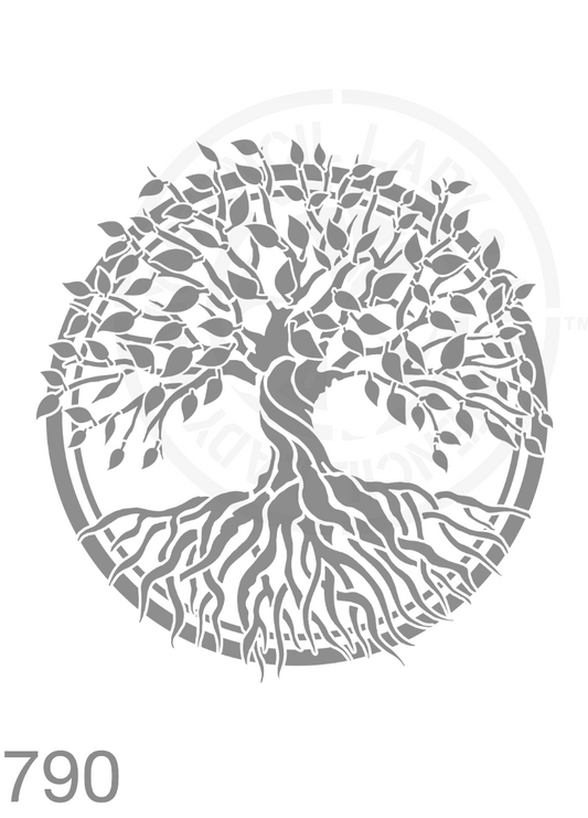 Tree of Life Stencil 790