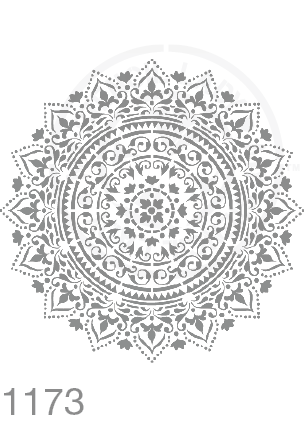 My Stencil Lady Stencil XLarge - 285mm Cutout (Sheet Size 300x300mm) Stencil 1173 Chalk Painting Furniture Decor Stencils
