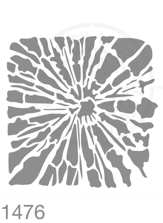 Tie Dye Stencil 1476